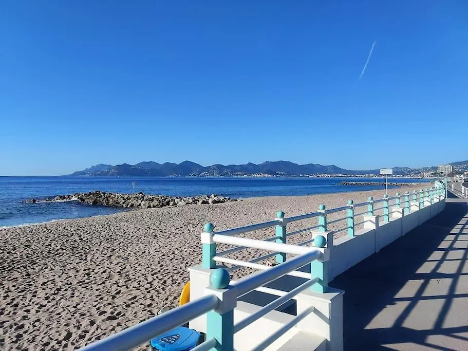 Daire Superbe Studio Bord De Mer Avec Terrasse & Piscine Cannes